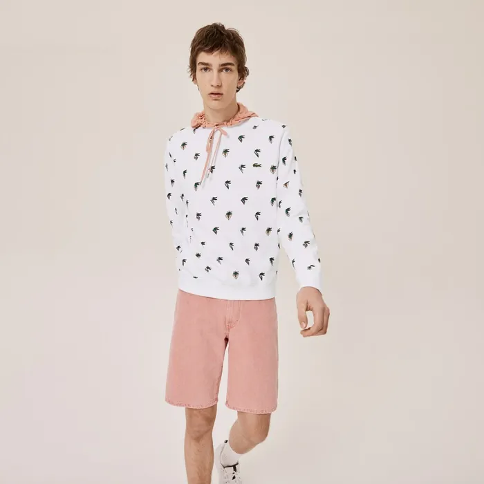 Unisex x JeanMichel Tixier Print Sweatshirt White Womens Lacoste Sweaters and Sweatshirts Outlet