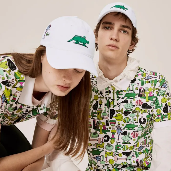 Unisex x Jeremyville Design Cotton Cap White Mens Lacoste Caps and Hats Online Unisex x Jeremyville Design Cotton Cap White Mens Lacoste Caps and Hats Online
