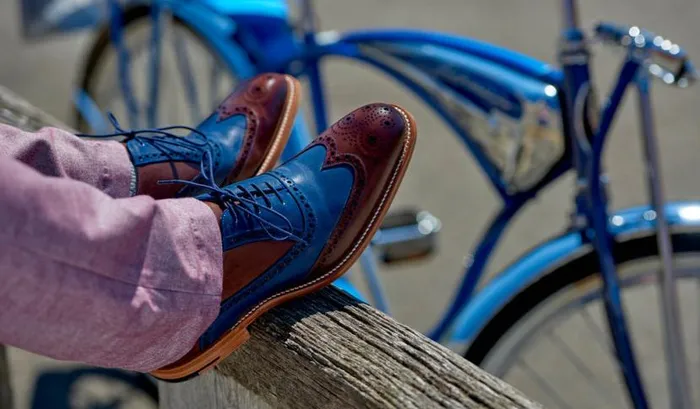 Valiant Multi 8211 Multi Coloured Mens Barker Shoes Brogues