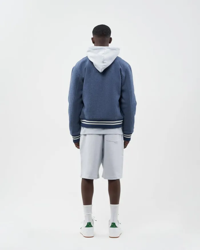Varsity Jacket Horizon Blue WomenMen Filling Pieces Coats and Jackets