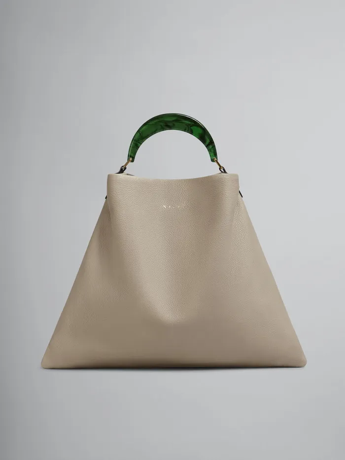 Venice Medium Bag In Beige Leather Women Marni Handbags