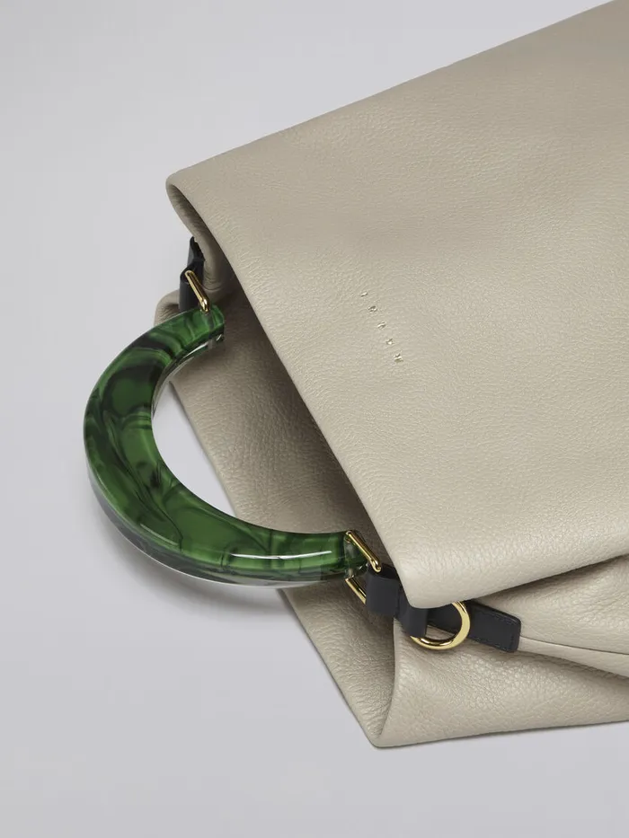 Venice Medium Bag In Beige Leather Women Marni Handbags