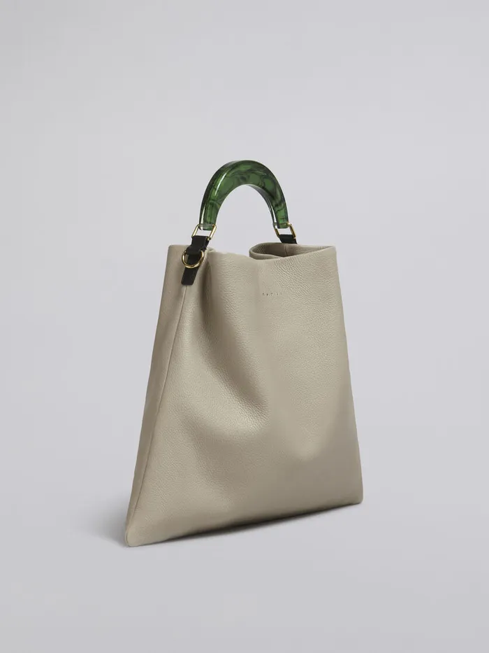 Venice Medium Bag In Beige Leather Women Marni Handbags