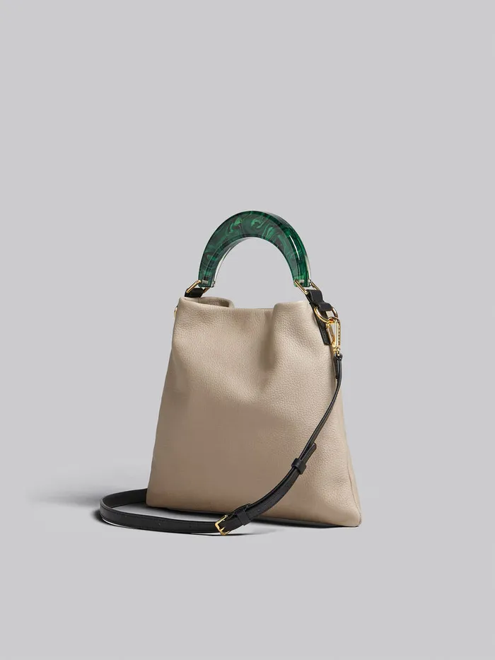 Venice Small Bag In Beige Leather Women Marni Handbags