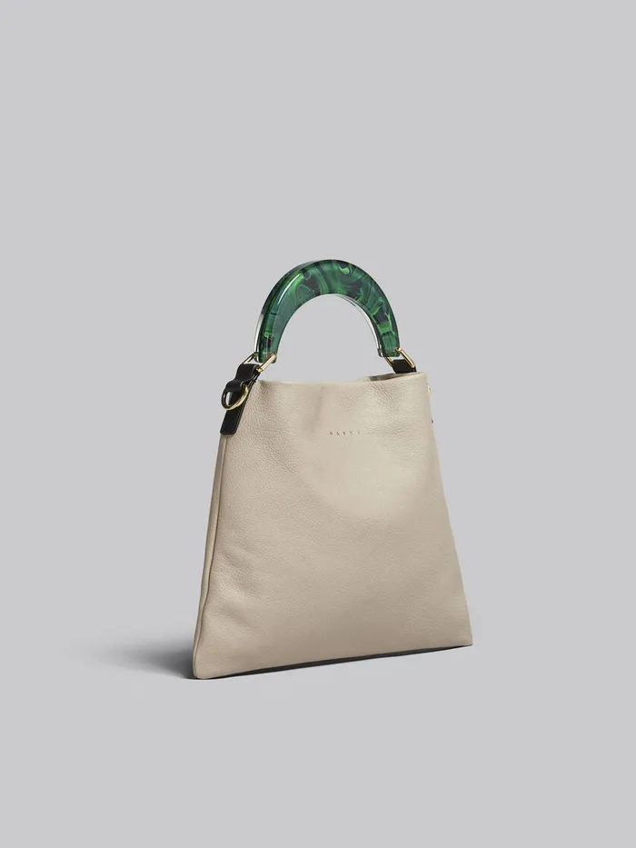 Venice Small Bag In Beige Leather Women Marni Handbags