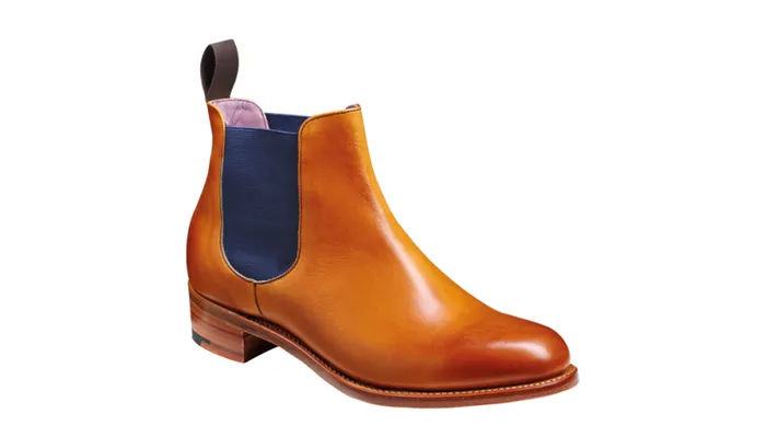 Violet 8211 Cedar Calf Blue Elastic Womens Barker Shoes Boots