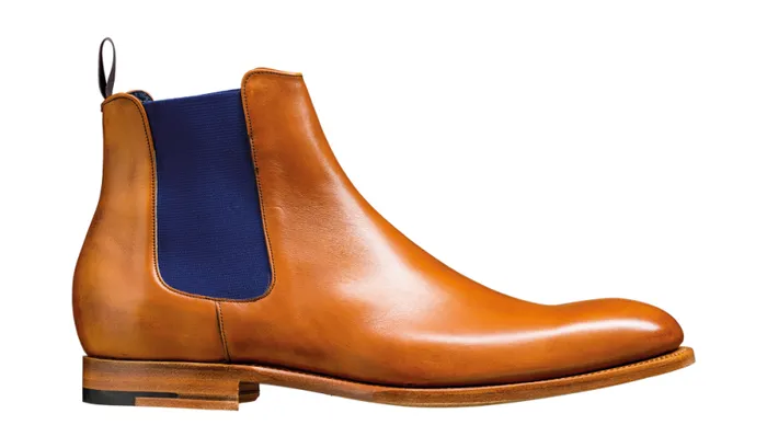 Violet 8211 Cedar Calf Blue Elastic Womens Barker Shoes Boots