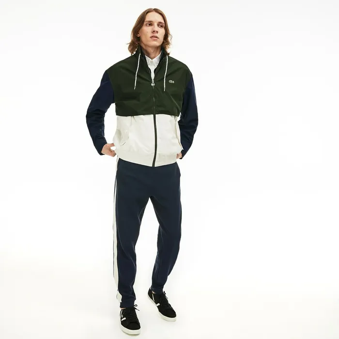 WaterResistant FullZip Jacket WhiteKhaki GreenNavy Blue Mens Lacoste Jackets and Coats Online WaterResistant FullZip Jacket WhiteKhaki GreenNavy Blue Mens Lacoste Jackets and Coats Online