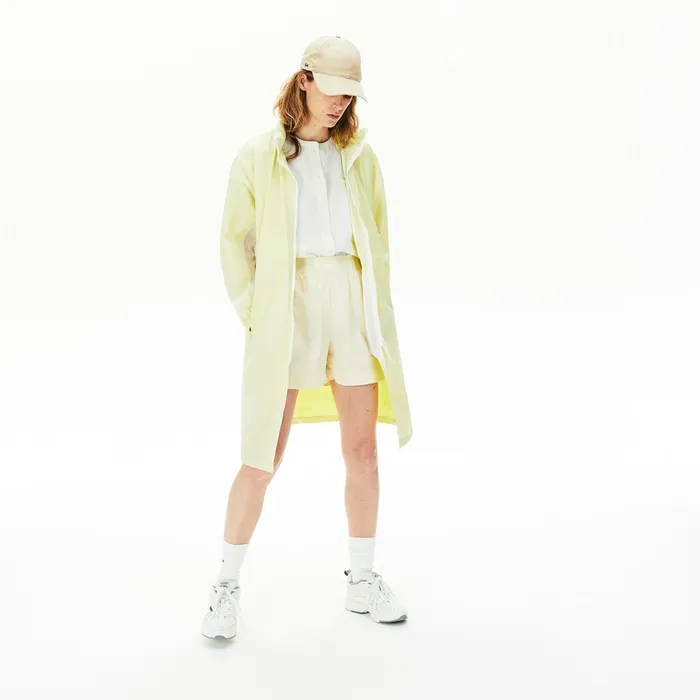 WaterResistant Long Nylon Parka WhiteFlashy Yellow Womens Lacoste Jackets and Coats Online Outlet Store WaterResistant Long Nylon Parka WhiteFlashy Yellow Womens Lacoste Jackets and Coats Online Outlet Store