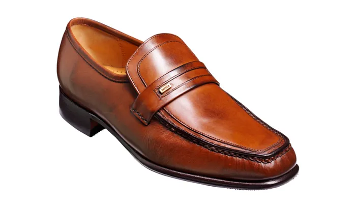 Wesley 8211 Chestnut Calf Mens Barker Shoes Loafers