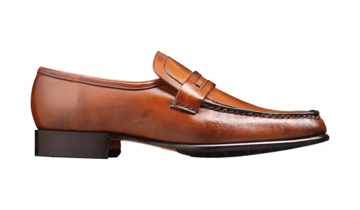 Wesley 8211 Chestnut Calf Mens Barker Shoes Loafers