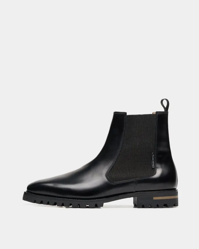Western Chelsea Black Men Filling Pieces Boots