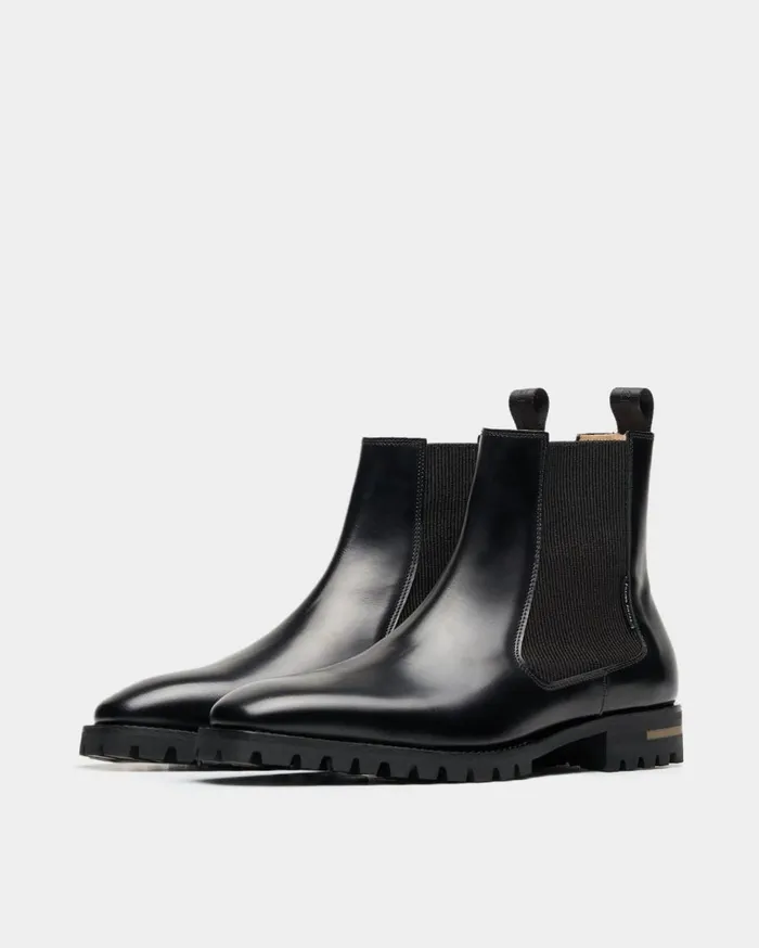 Western Chelsea Black Men Filling Pieces Boots