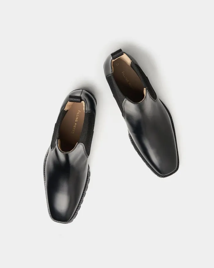 Western Chelsea Black Men Filling Pieces Boots