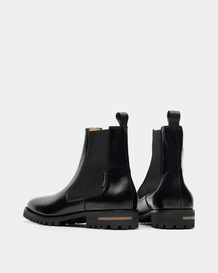 Western Chelsea Black Men Filling Pieces Boots