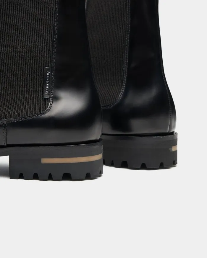 Western Chelsea Black Men Filling Pieces Boots