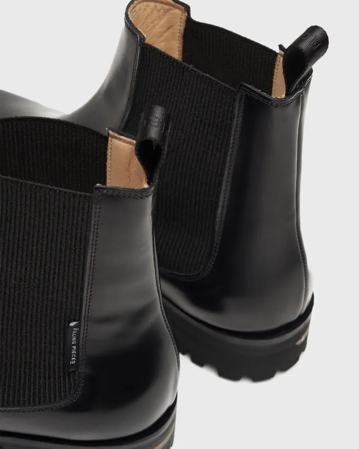 Western Chelsea Black Men Filling Pieces Boots