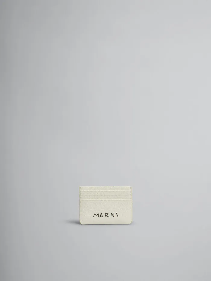 White Leather Cardholder With Marni Mending Men Marni Wallets and Small Leather Goods White Leather Cardholder With Marni Mending Men Marni Wallets and Small Leather Goods