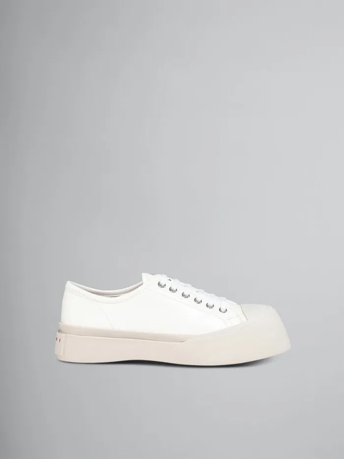 White Nappa Leather Pablo Laceup Sneaker Women Marni Pablo