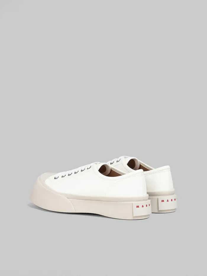White Nappa Leather Pablo Laceup Sneaker Women Marni Pablo