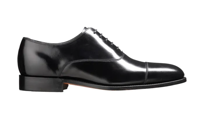 Winsford 8211 Black HiShine Mens Barker Shoes Oxfords