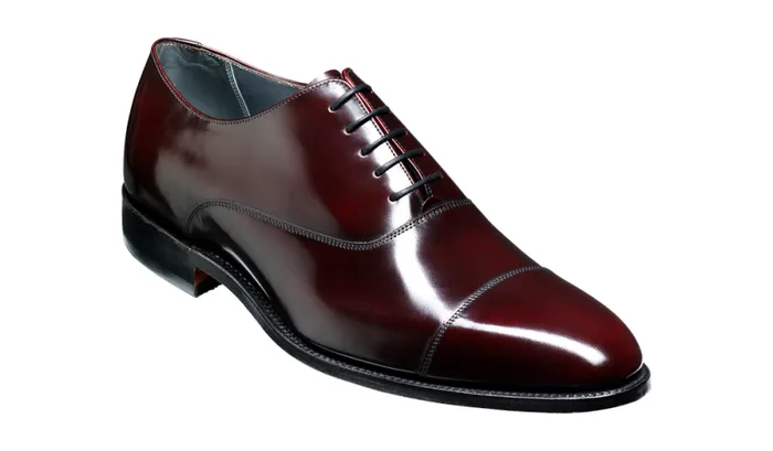 Winsford 8211 Burgundy HiShine Mens Barker Shoes Oxfords