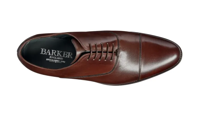 Winsford 8211 Dark Walnut Calf Mens Barker Shoes Oxfords