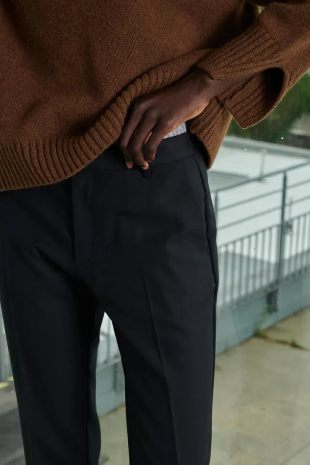 Women ADELE TROUSERS Black Soeur Trousers