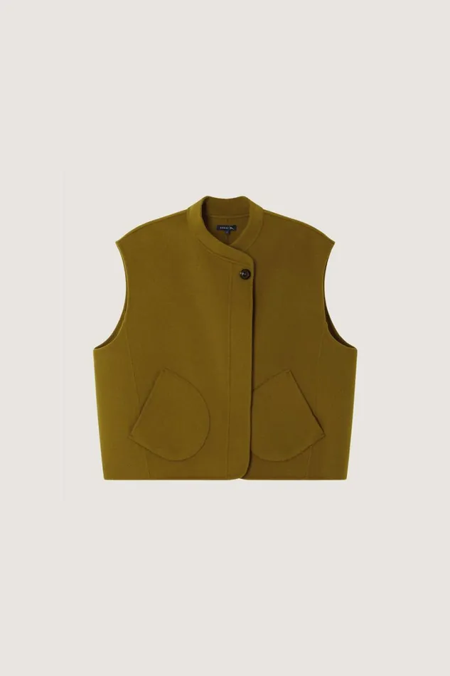 Women ADELINE JACKET Khaki Soeur Jackets and Coats