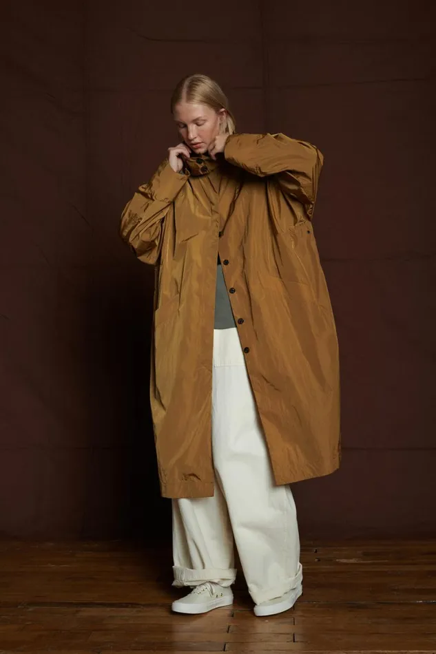 Women ADRIENNE PARKA Camel Soeur Jackets and Coats