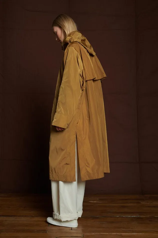 Women ADRIENNE PARKA Camel Soeur Jackets and Coats
