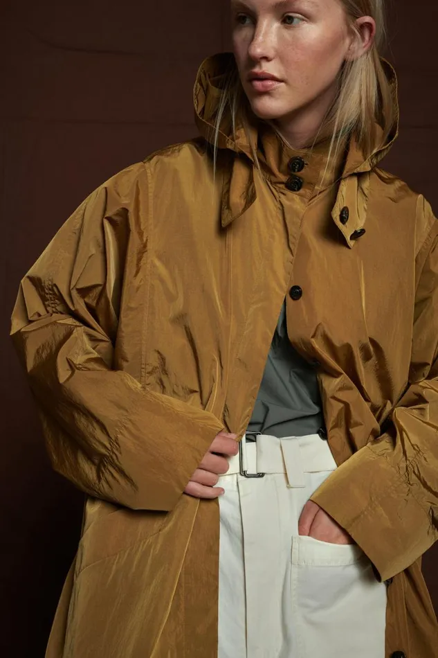 Women ADRIENNE PARKA Camel Soeur Jackets and Coats