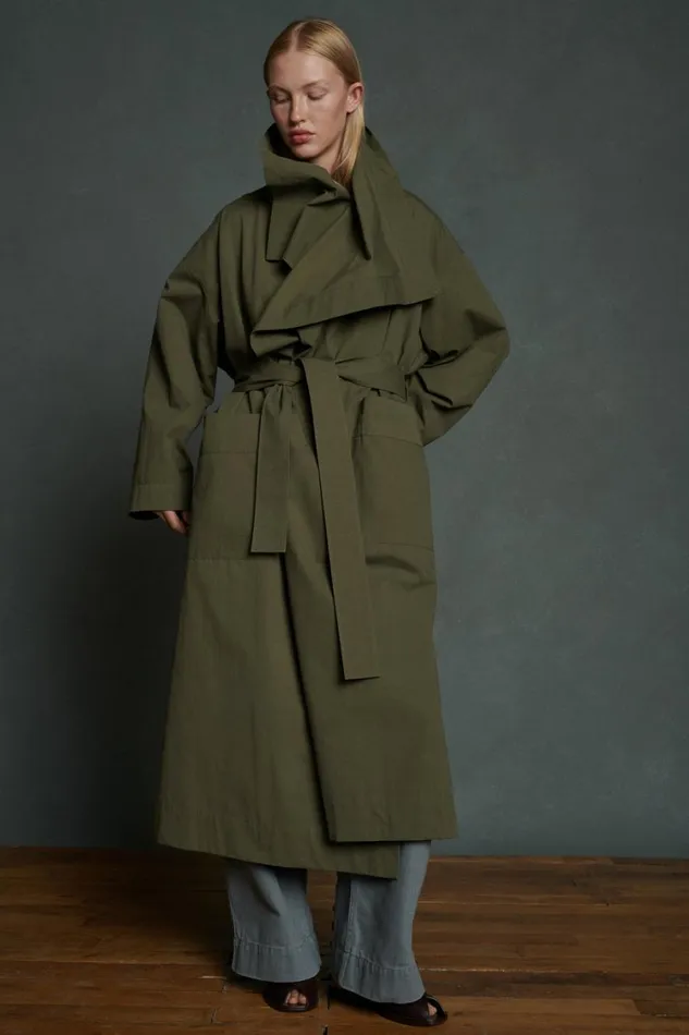 Women ALBATROS COAT Verdigris Soeur Jackets and Coats