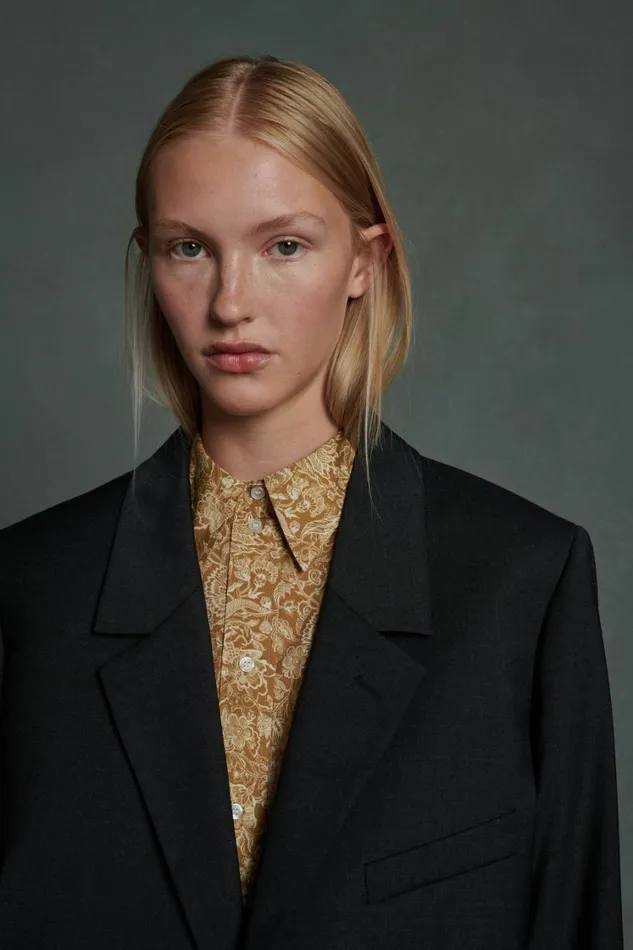 Women ALCESTE COAT Dark Mottled Grey Soeur Jackets and Coats
