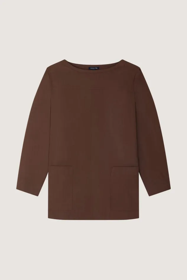 Women ALDA BLOUSE Chocolate Soeur Shirts