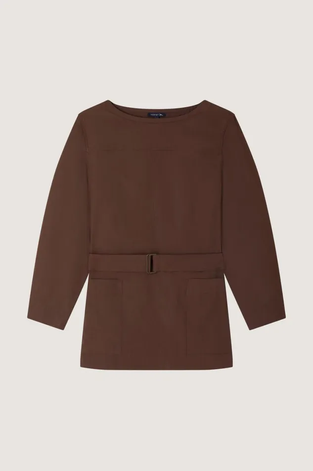 Women ALDA BLOUSE Chocolate Soeur Shirts