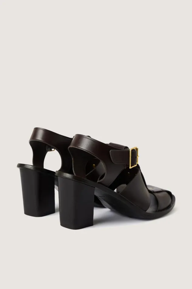 Women ALES SANDALS Dark Brown Soeur Shoes