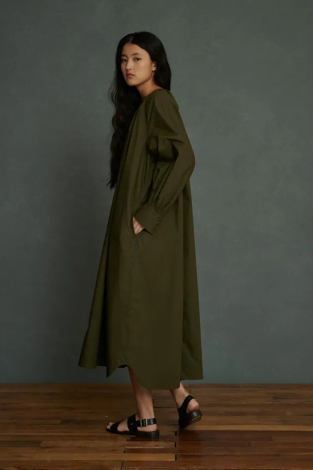 Women ALIETTE DRESS Khaki Soeur Dresses