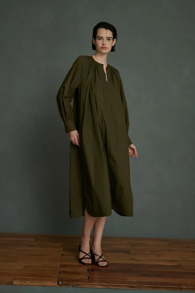 Women ALIETTE DRESS Khaki Soeur Dresses