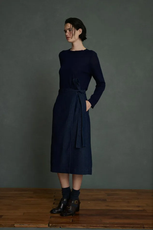 Women ALINE SKIRT Navy Soeur Skirts and Shorts