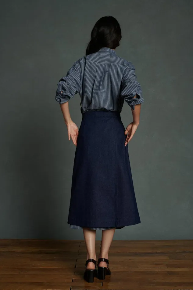Women ALINE SKIRT Navy Soeur Skirts and Shorts