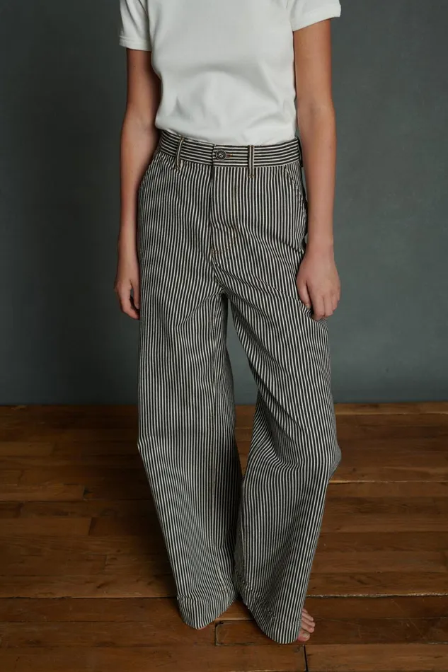 Women ALISSIO JEANS Blackwhite Soeur Trousers