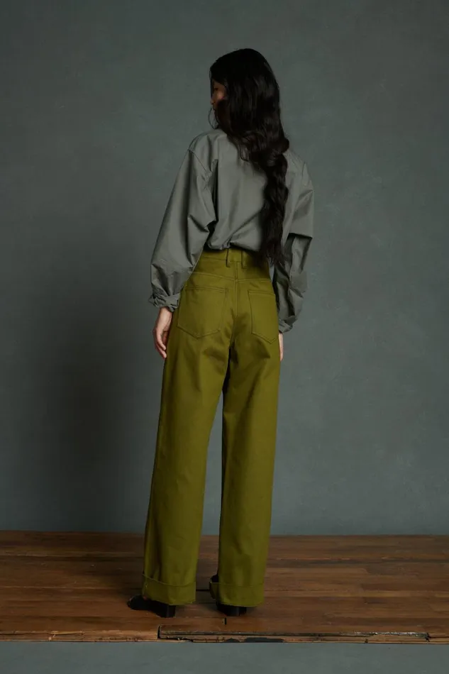 Women ALISSIO TROUSERS Khaki Soeur Trousers
