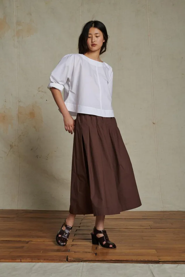 Women AMALIA SKIRT Chocolate Soeur Skirts and Shorts