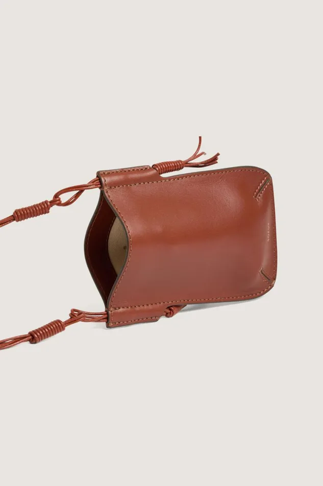 Women AMAURY PHONE HOLDER Mahogany Soeur Small Leather Goods