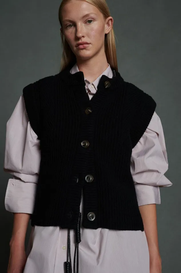 Women AMORE CARDIGAN Black Soeur Jumpers and Cardigans