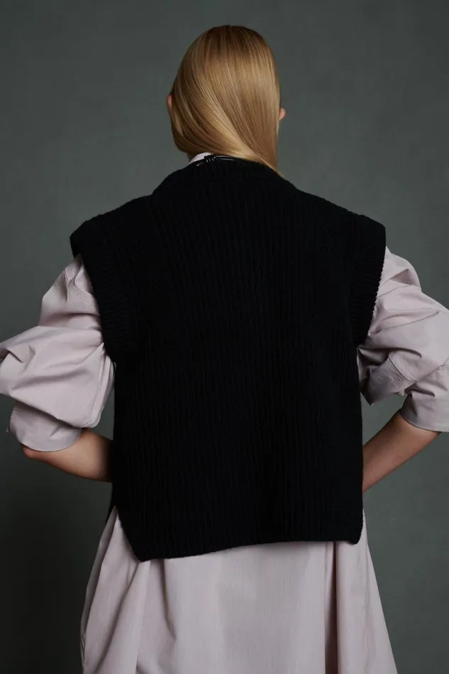 Women AMORE CARDIGAN Black Soeur Jumpers and Cardigans