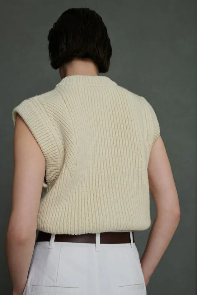 Women AMORE CARDIGAN Offwhite Soeur Jumpers and Cardigans