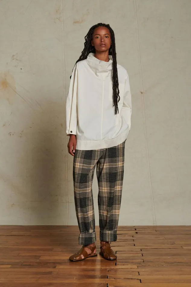 Women ANDREAS TROUSERS Blackoffwhite Soeur Trousers