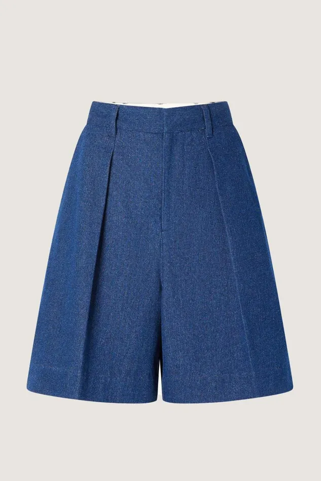 Women ANGE SHORTS Navy Soeur Skirts and Shorts